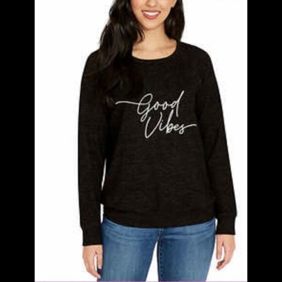 NWT Buffalo David Bitton Top Good Vibes M - Picture 1 of 9